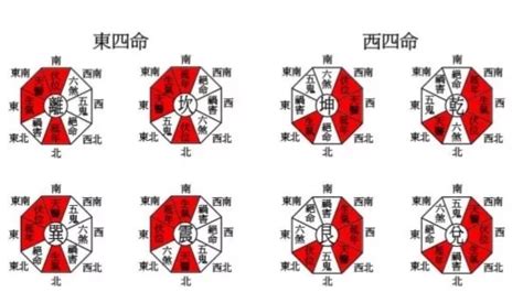 生氣方位|八宅風水講解：什么是東四命與西四命？